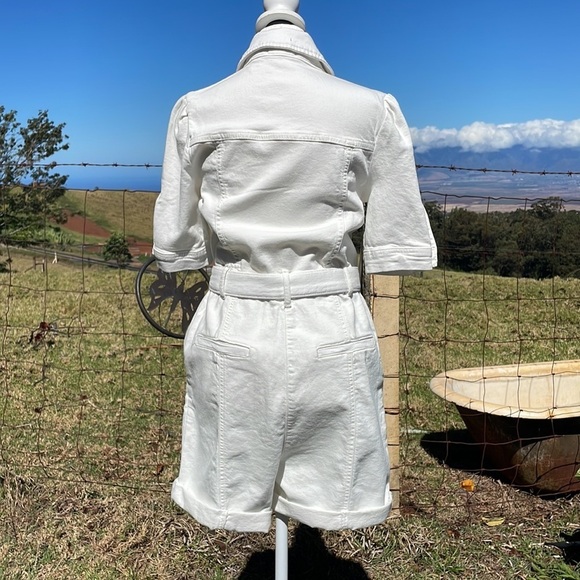 AVEC LES Filles Jumpsuit Ecru Plain Romper S - Picture 5 of 9